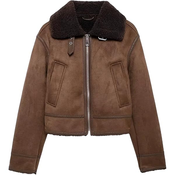 Women's Y2K Vintage Oversized Jacket Fairy Grunge Crop PU